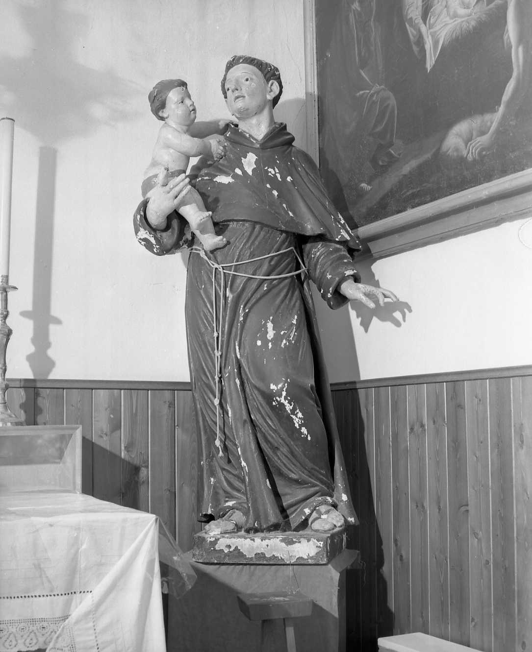 Sant'Antonio da Padova (scultura) - ambito emiliano (sec. XVIII)