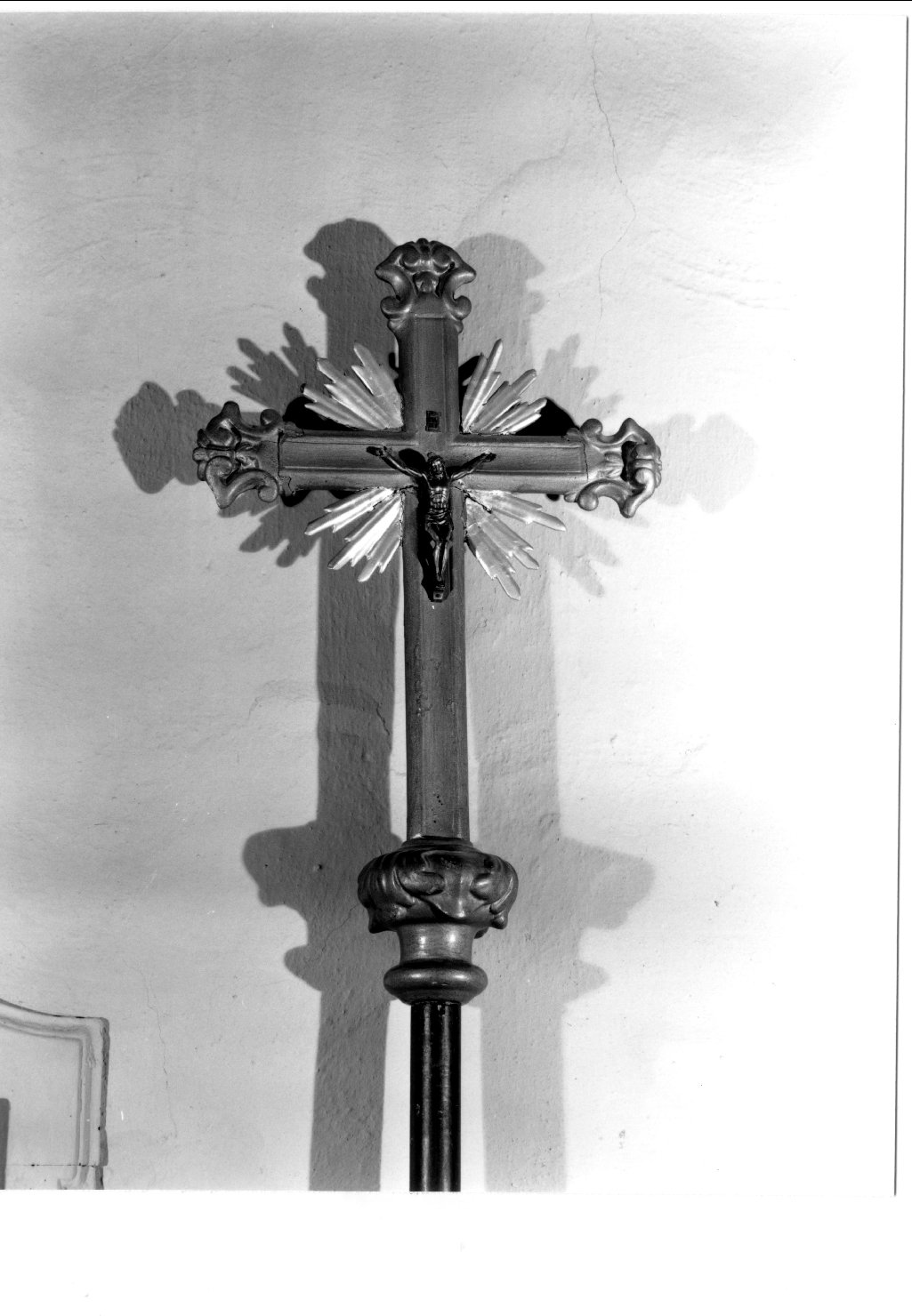 croce processionale - manifattura emiliana (metà sec. XIX)