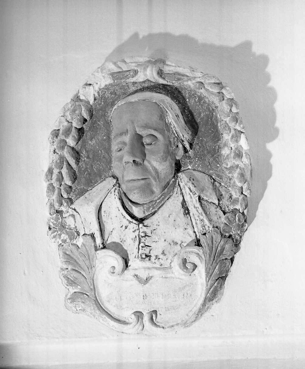 ritratto di Don Claudio Tedeschi, ritratto di ecclesiastico (rilievo) - manifattura emiliana (metà sec. XVIII)