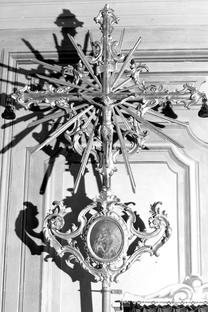 San Giuseppe (croce processionale) - manifattura emiliana (sec. XVIII)