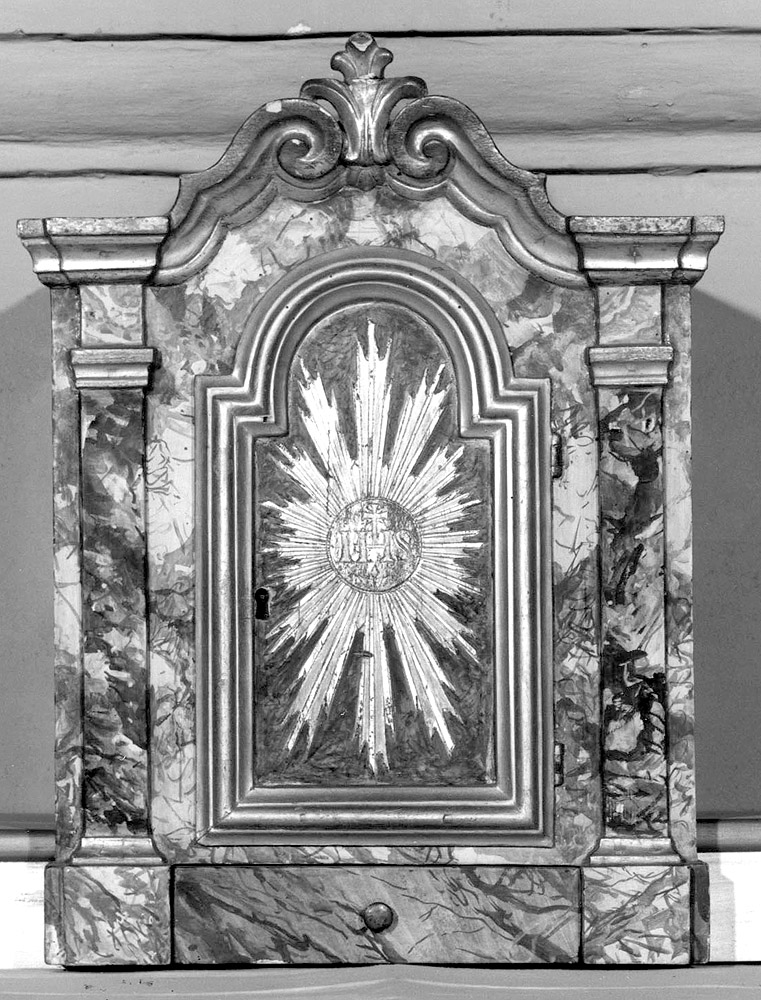 tabernacolo - produzione emiliana (seconda metà sec. XVIII)