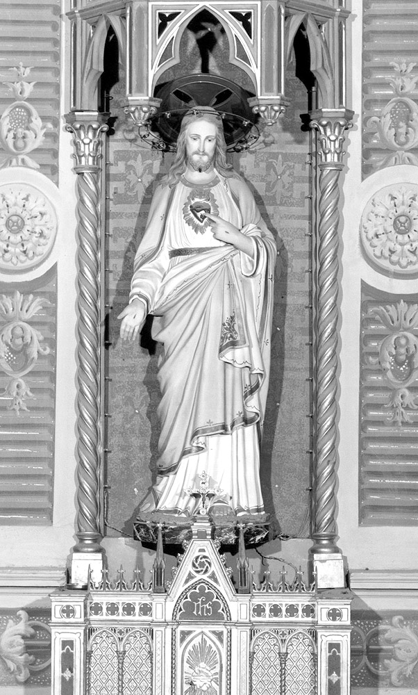 Sacro Cuore di Gesù (statua) - manifattura emiliana (ultimo quarto sec. XIX)