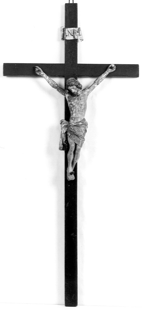 Cristo crocifisso (croce da parete) - manifattura emiliana (sec. XIX)