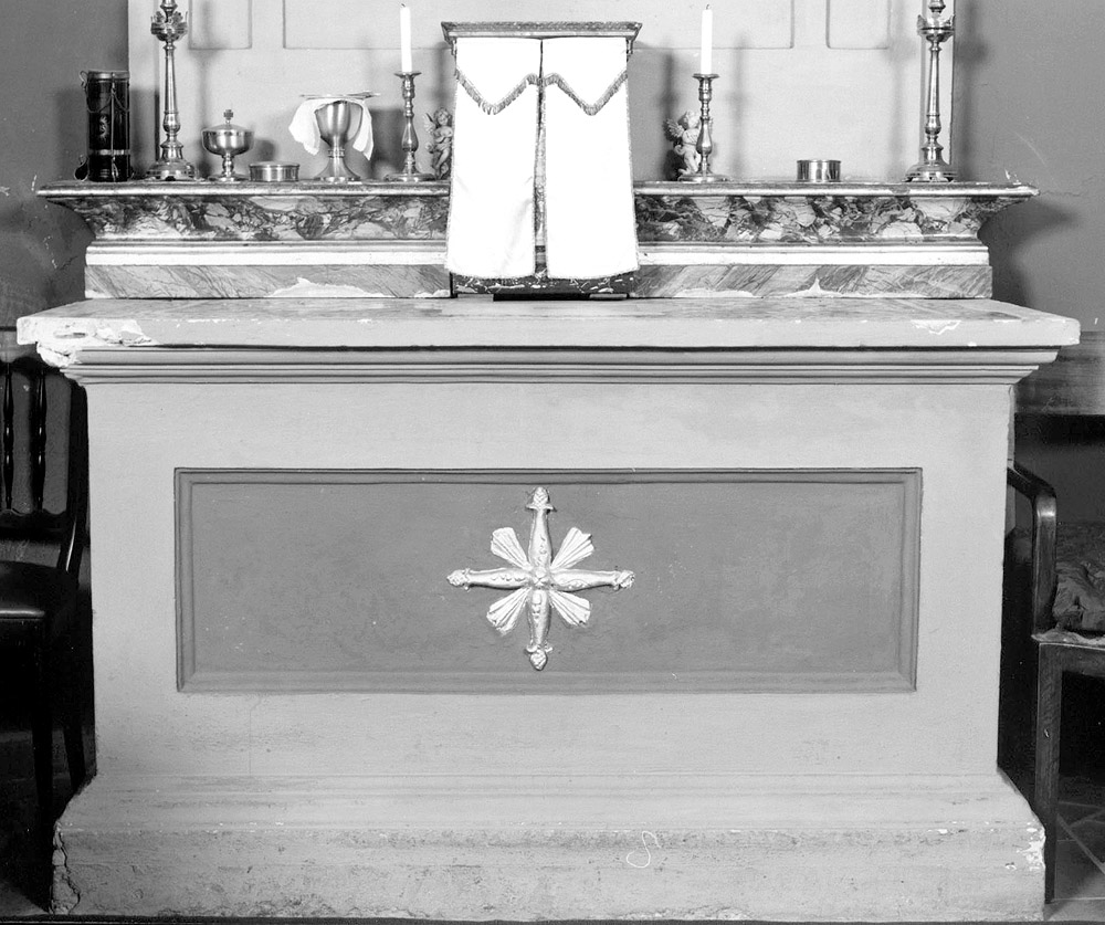 mensa d'altare - manifattura emiliana (sec. XIX)
