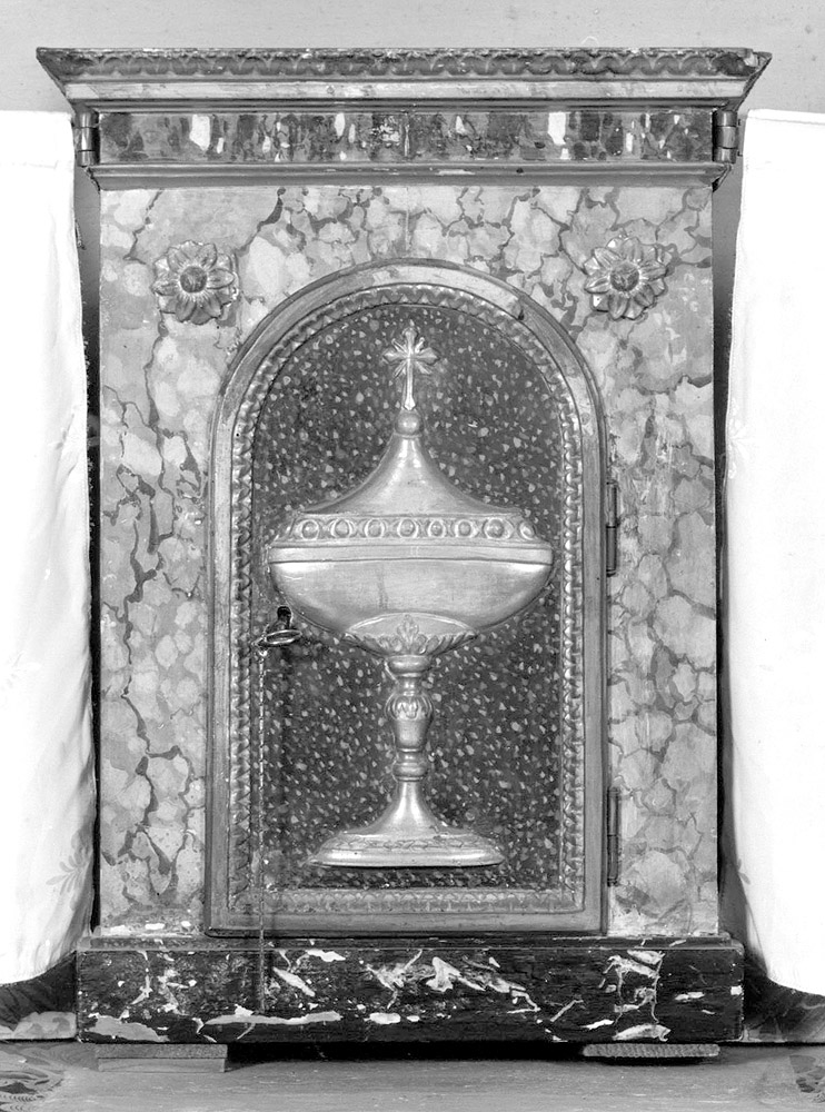 tabernacolo - manifattura emiliana (sec. XIX)