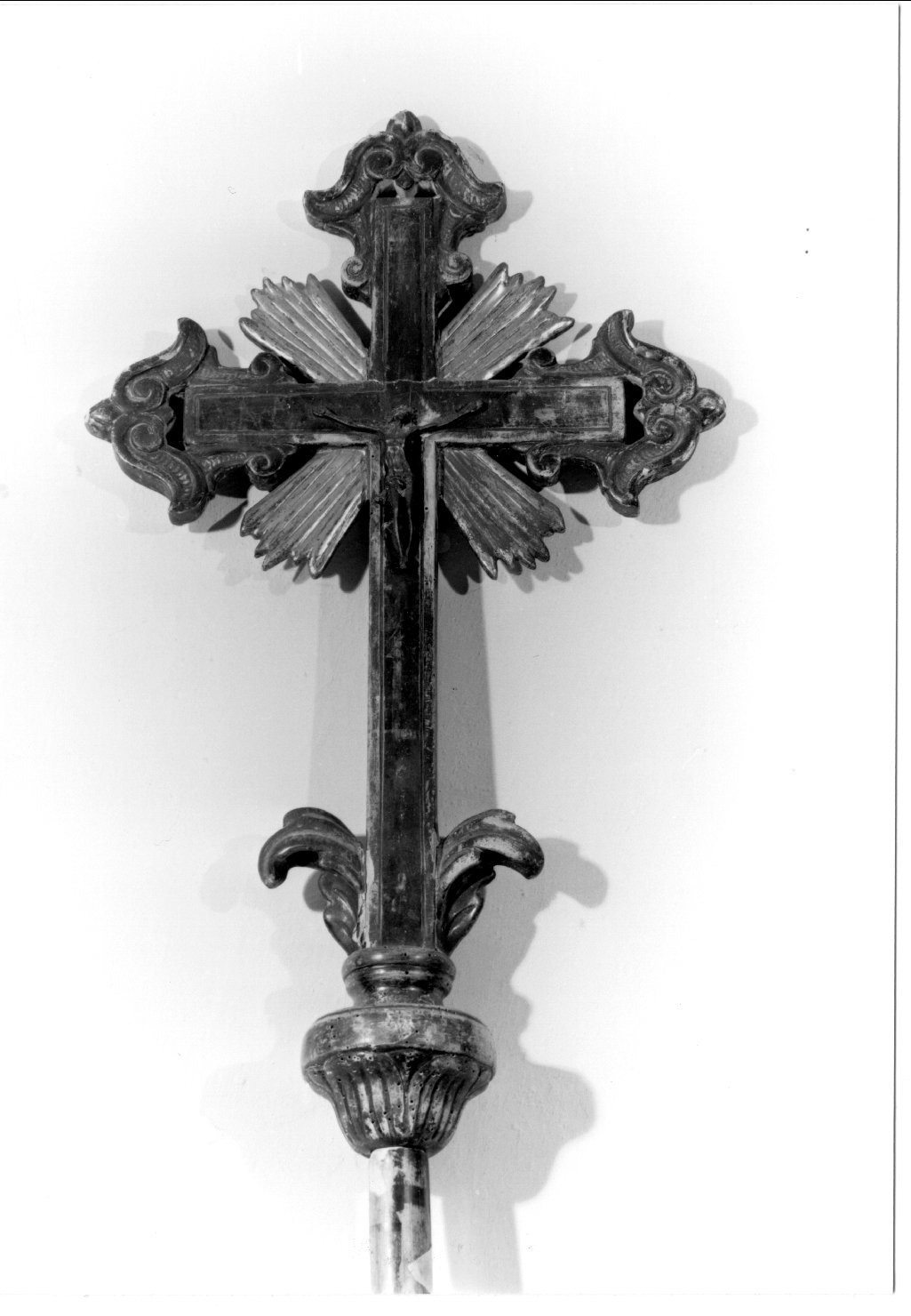 croce processionale - manifattura emiliana (prima metà sec. XIX)