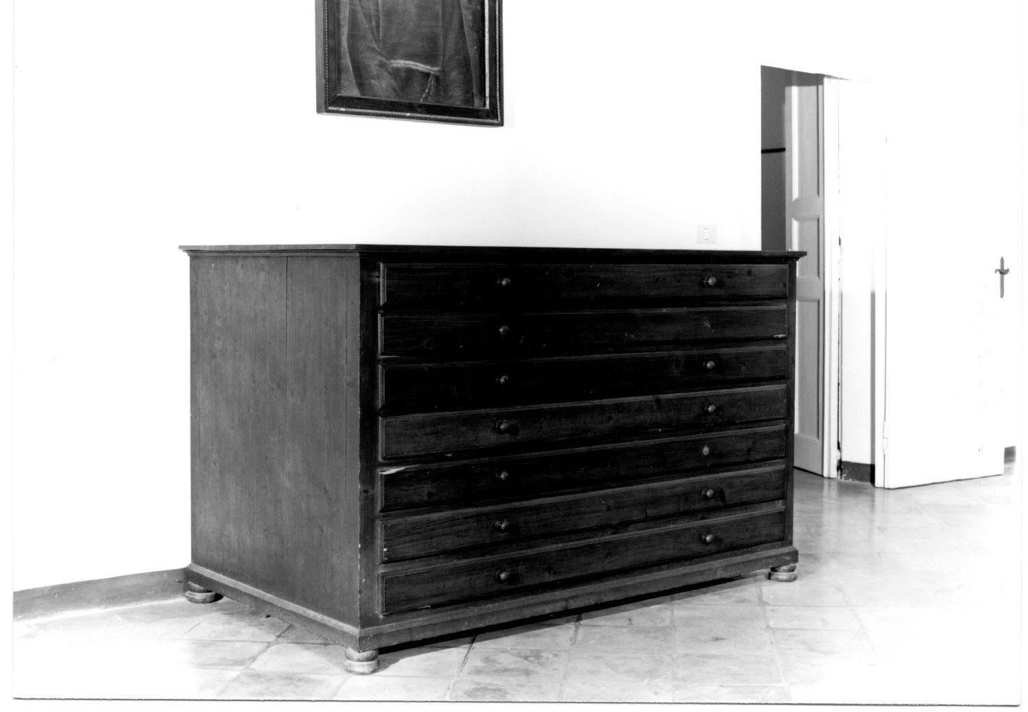 cassettone - manifattura emiliana (seconda metà sec. XIX)