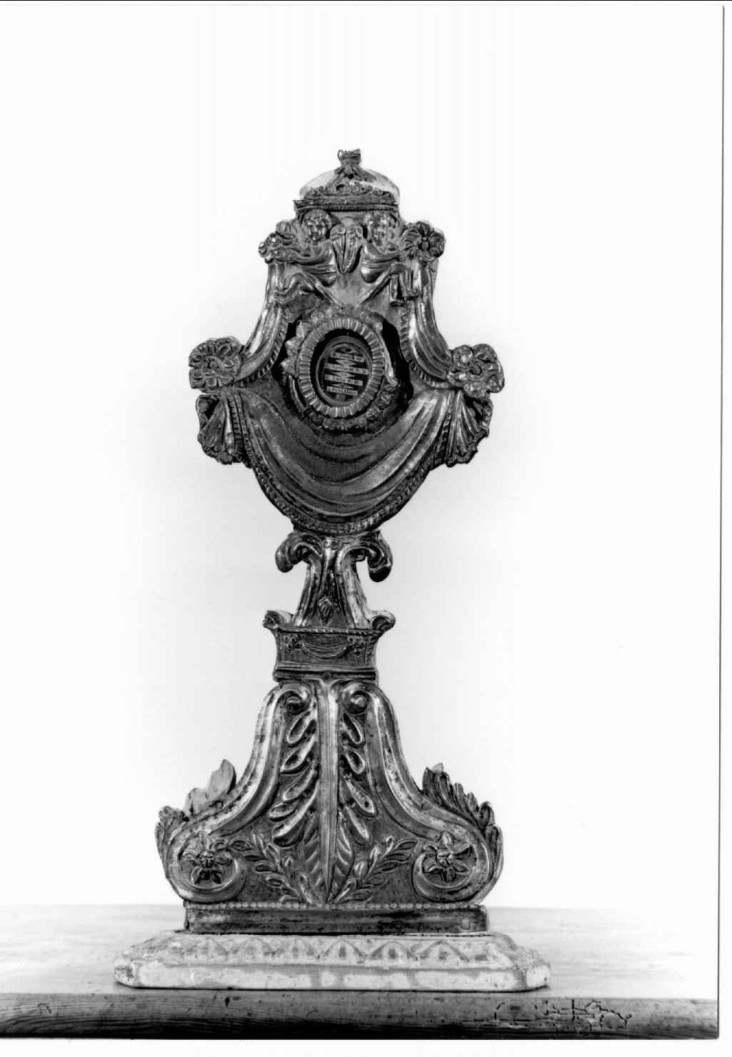 reliquiario - a ostensorio - manifattura emiliana (secc. XVIII/ XIX)