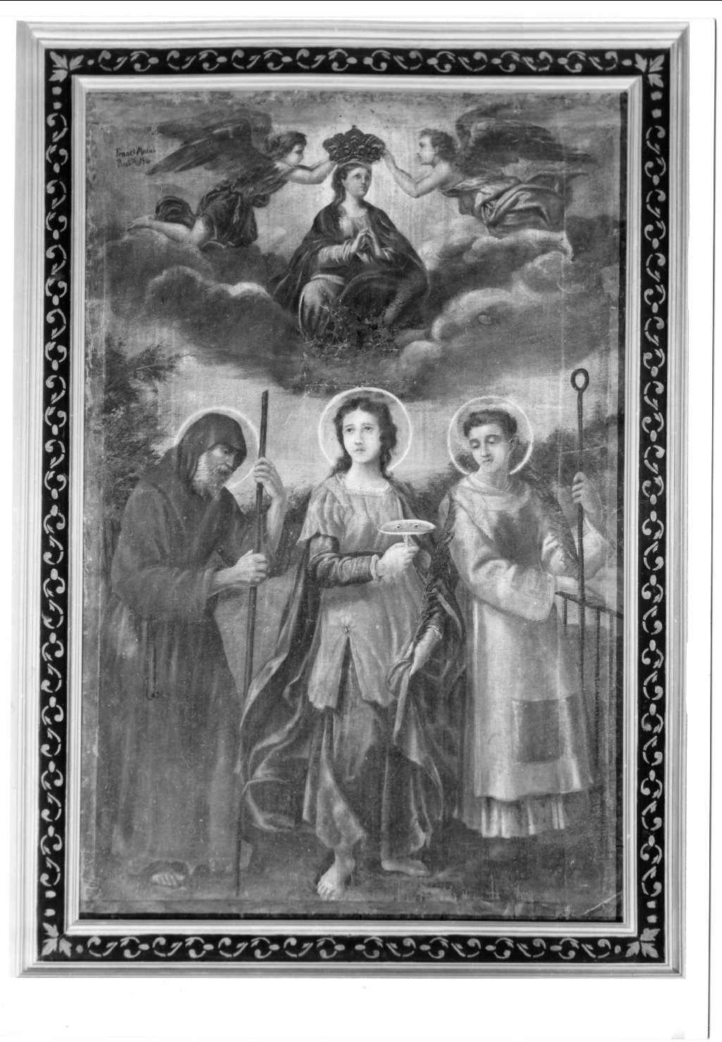 Madonna in gloria (dipinto) di Scarsella Ippolito detto Scarsellino (attribuito) (inizio sec. XVII)