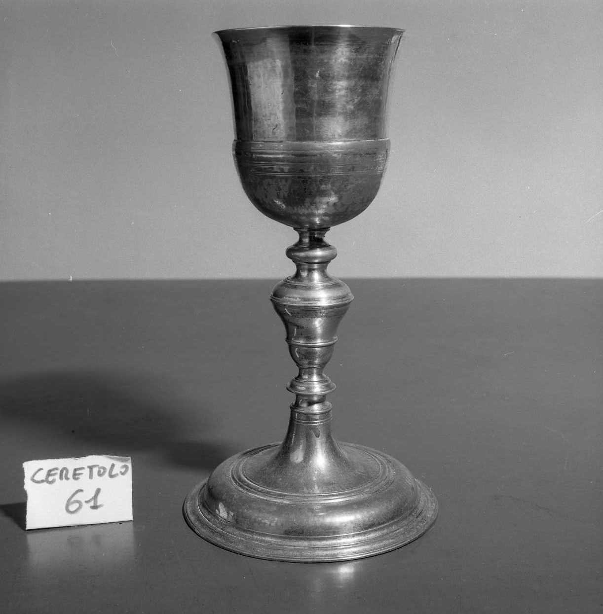 calice - bottega emiliana (sec. XVII)