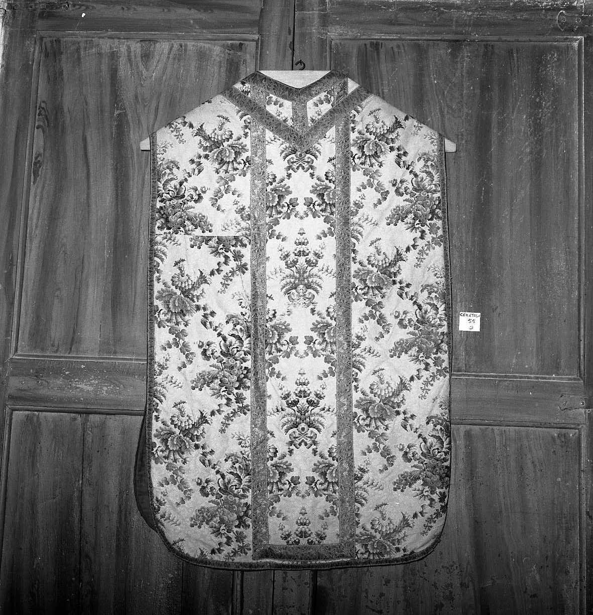 paramento liturgico - manifattura emiliana (sec. XVIII)