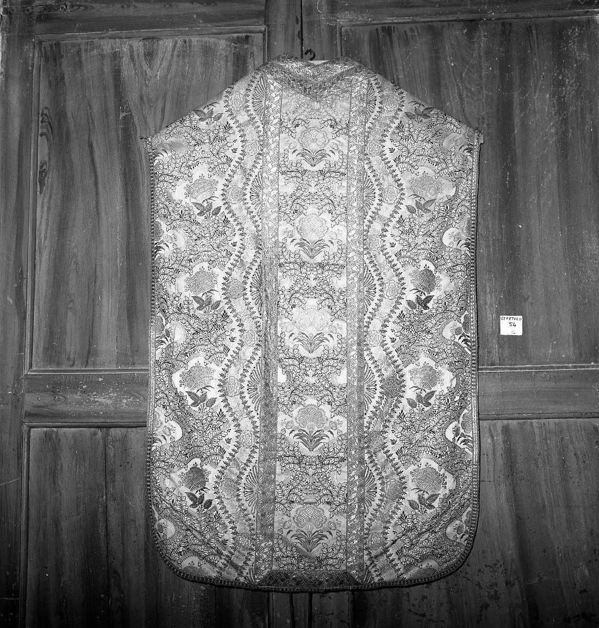 paramento liturgico - manifattura emiliana (sec. XVIII)