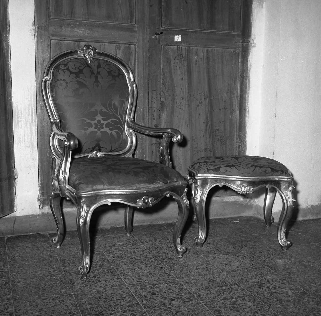 servizio di sedie - bottega emiliana (sec. XIX)