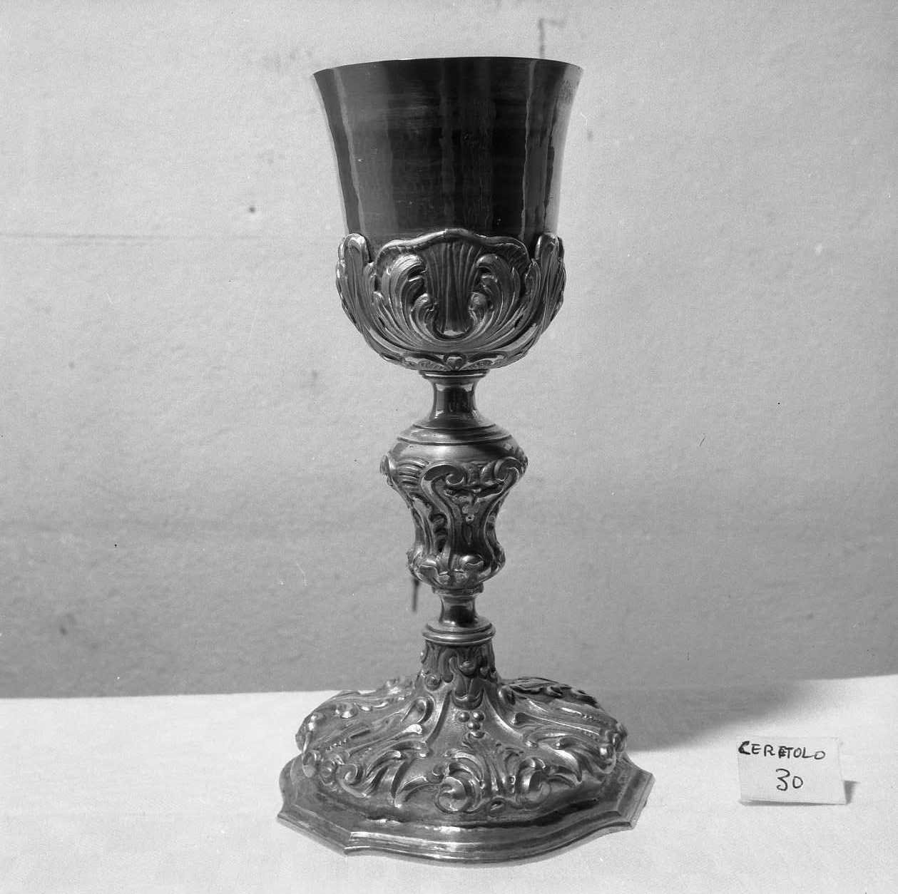 calice - bottega emiliana (sec. XVIII)