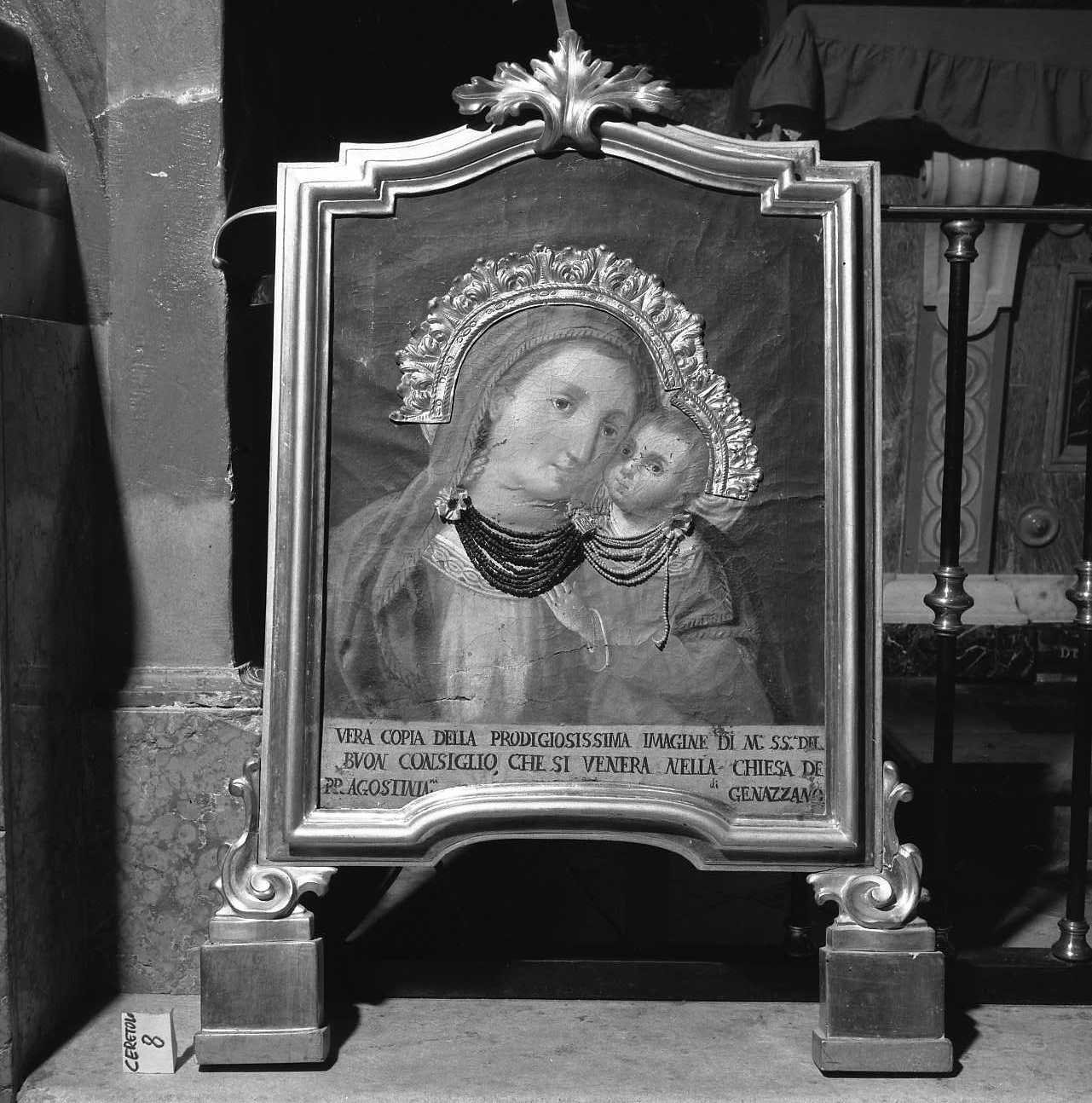 Madonna del Buon Consiglio (quadro d'altare) - ambito emiliano (sec. XVIII)