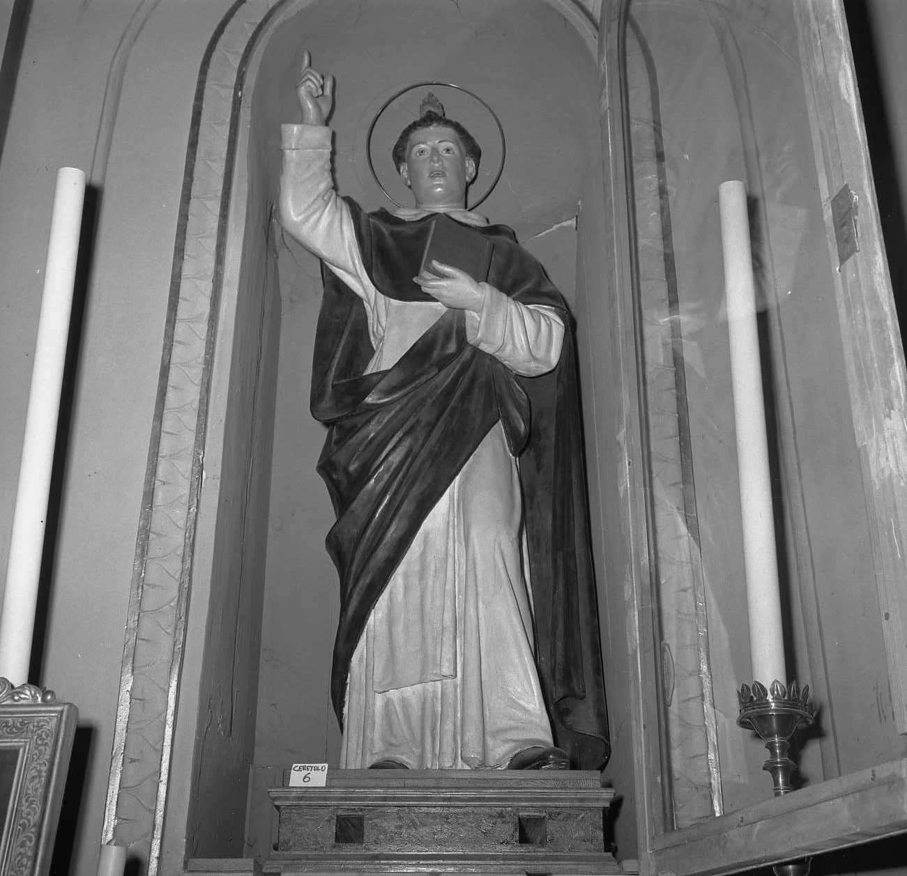 San Domenico (scultura) - bottega emiliana (sec. XIX)