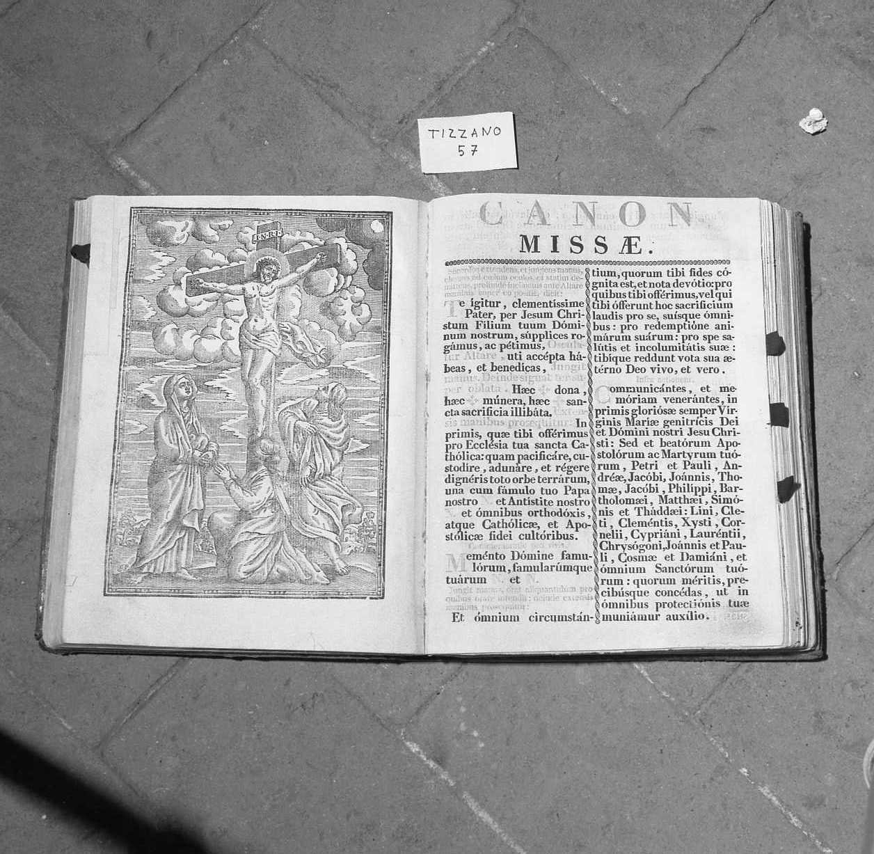 coperta di libro liturgico - produzione veneziana (sec. XVIII)