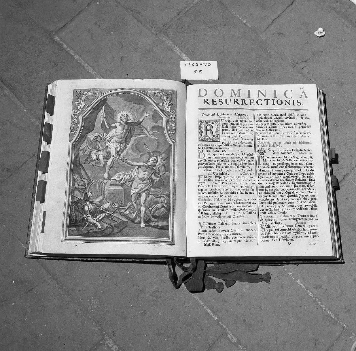 coperta di libro liturgico - produzione veneziana (sec. XVIII)