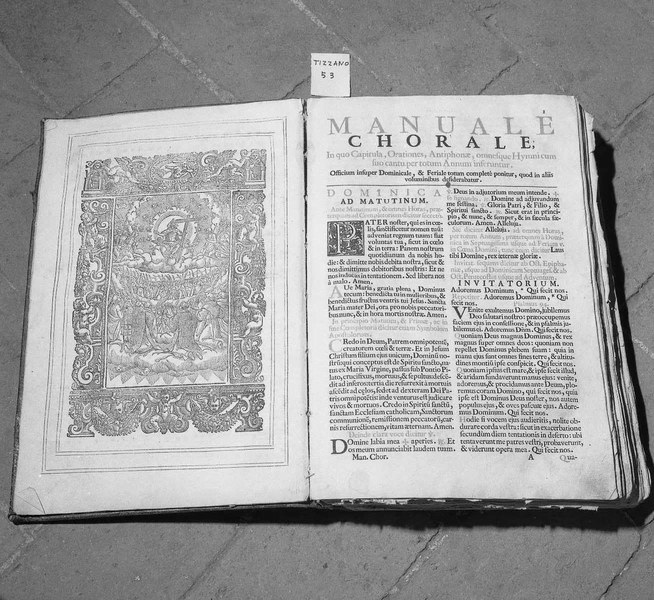 coperta di libro liturgico - produzione veneziana (sec. XVIII)