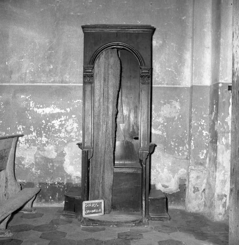 confessionale - bottega emiliana (sec. XIX)