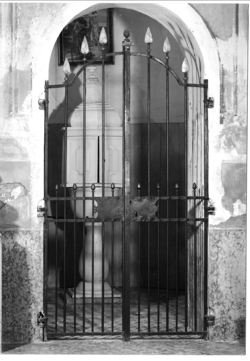 cancellata - manifattura ferrarese (sec. XIX)