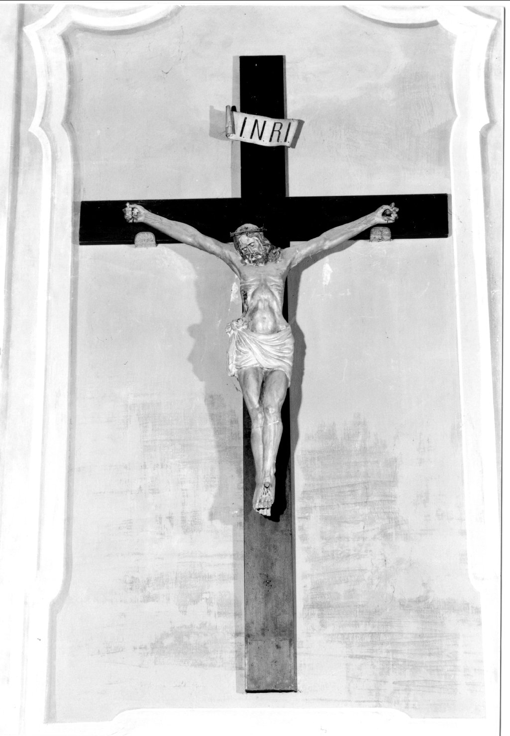 Cristo crocifisso (scultura) - manifattura ferrarese (secc. XVIII/ XIX)