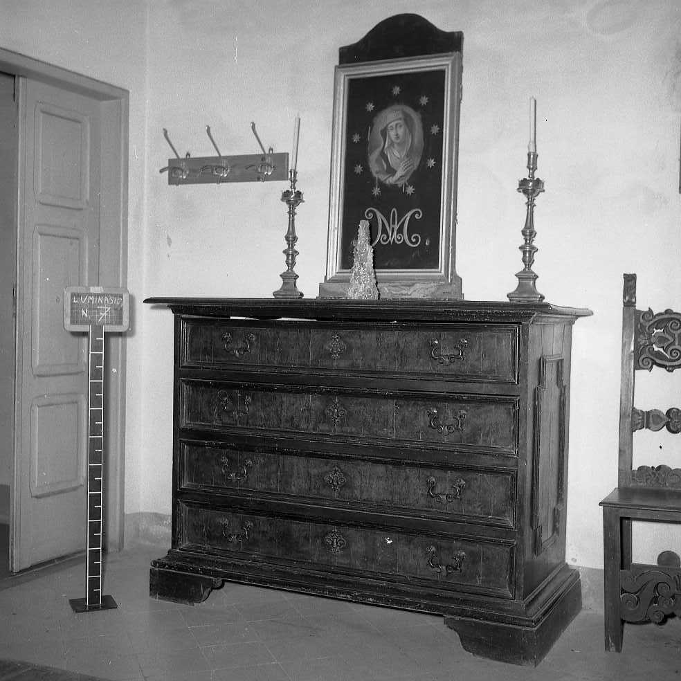 cassettone - bottega emiliana (inizio sec. XVIII)