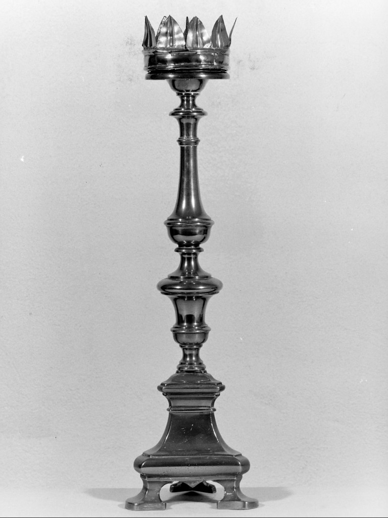 candeliere, serie - manifattura emiliana (sec. XIX)