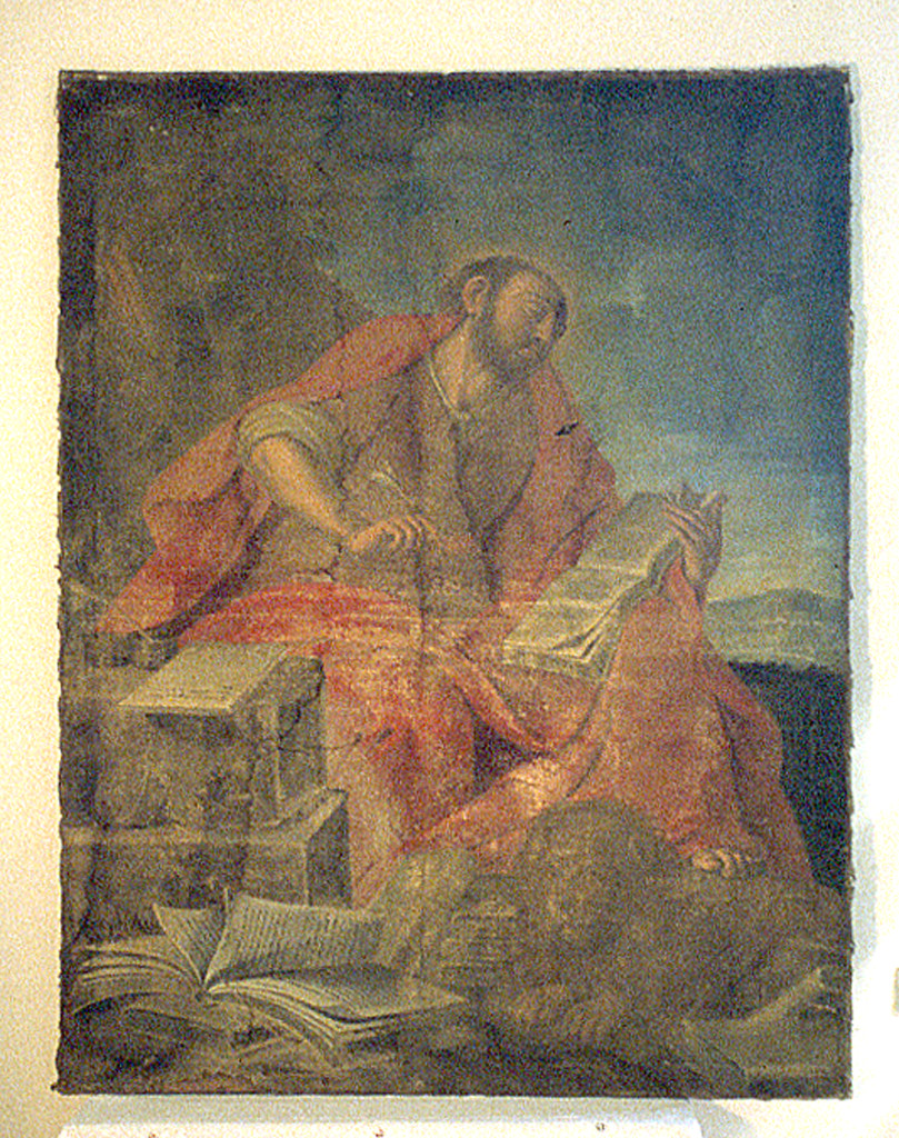 San Marco Evangelista (dipinto) di Avanzi Giuseppe (sec. XVIII)