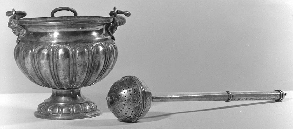 secchiello per l'acqua benedetta - manifattura emiliana (sec. XIX)