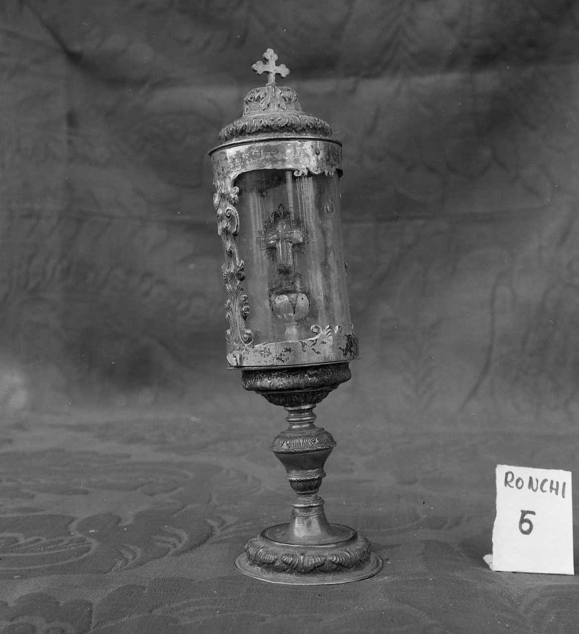 reliquiario - a ostensorio - bottega emiliana (sec. XVII)