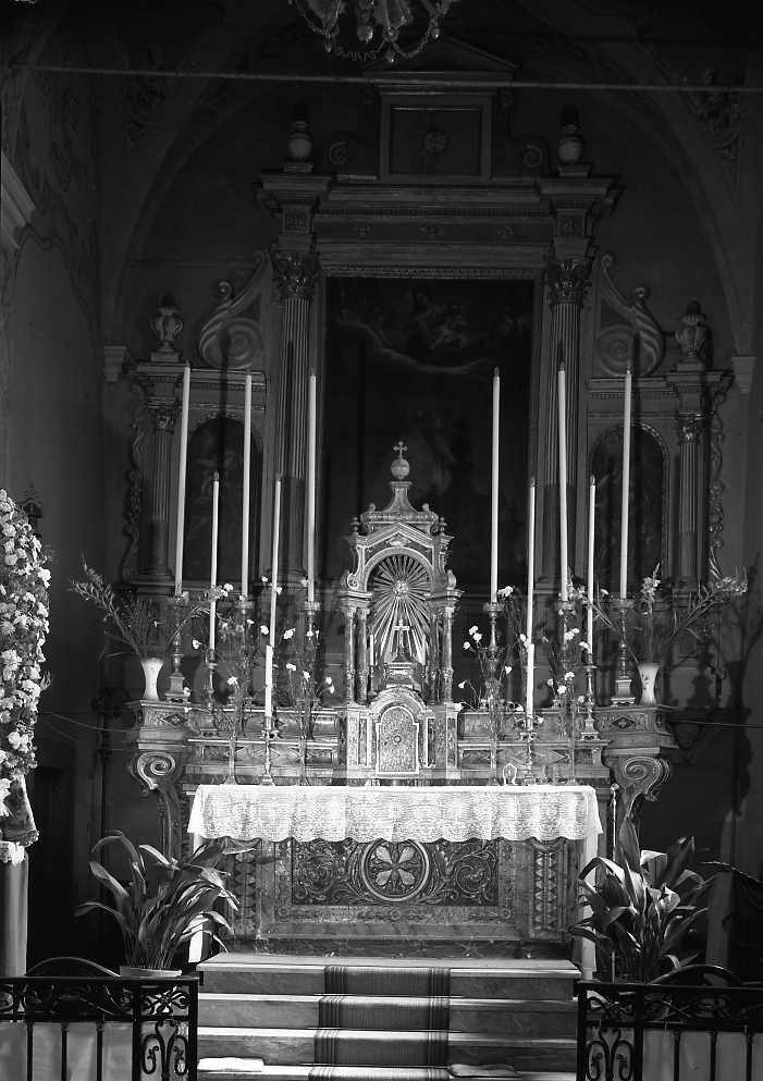altare maggiore - bottega emiliano-romagnola (prima metà sec. XVII, sec. XIX)
