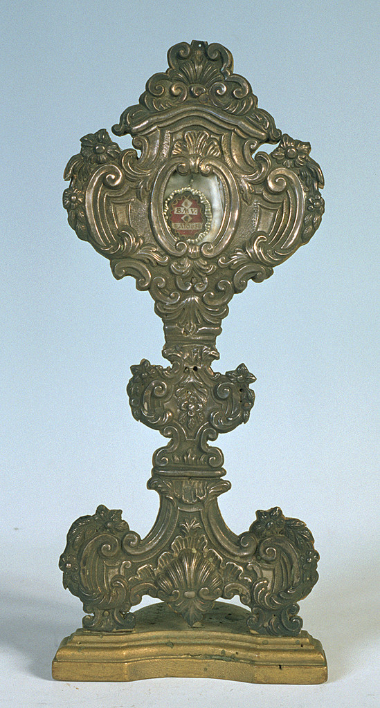 reliquiario - a ostensorio - manifattura ferrarese (metà sec. XIX)