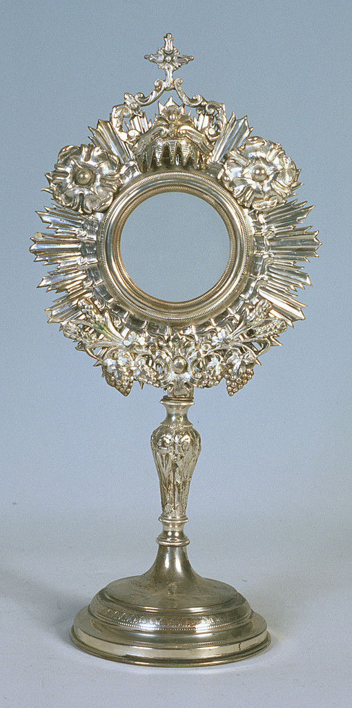 ostensorio - a raggiera - produzione italiana (prima metà sec. XX)