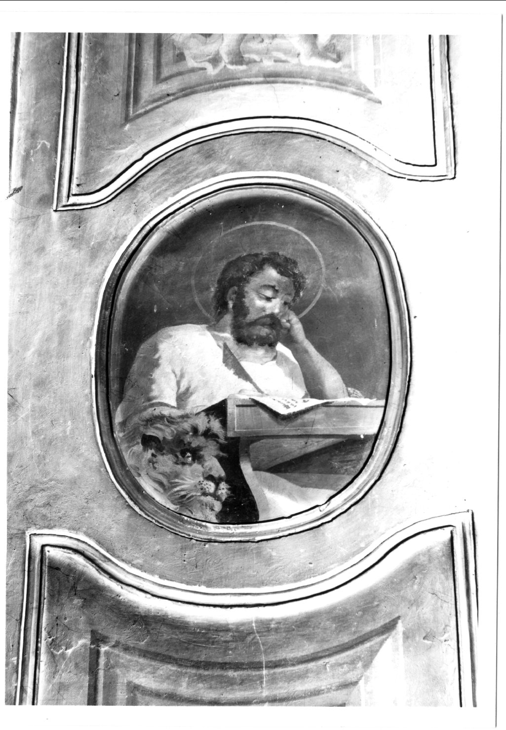 San Marco Evangelista (dipinto, complesso decorativo) - ambito ferrarese (inizio sec. XX)