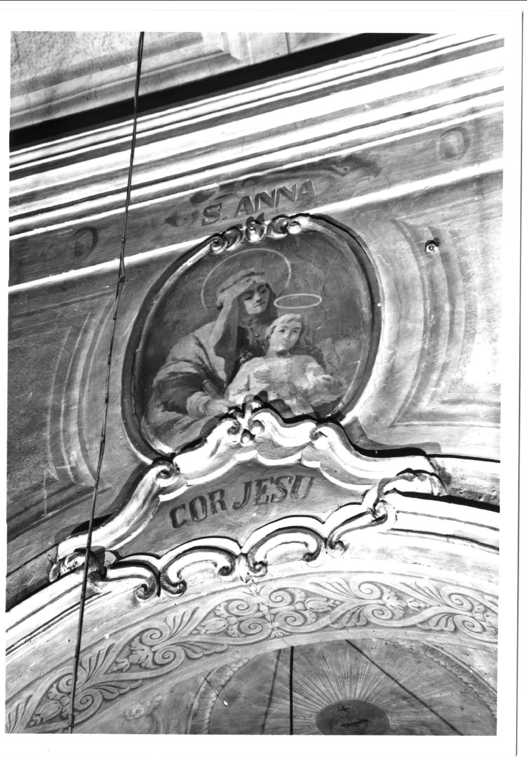 Sant'Anna (dipinto, complesso decorativo) - ambito ferrarese (inizio sec. XX)