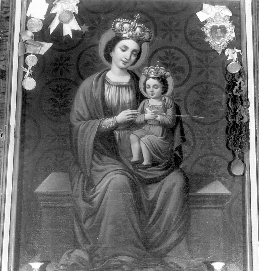 Madonna con Bambino (dipinto) - ambito emiliano (primo quarto sec. XX)