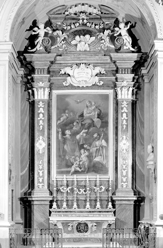 altare, complesso decorativo di Borelli Bernardo (bottega), Borelli Giuseppe (bottega) (fine sec. XVII)