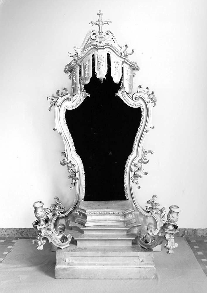 tronetto per esposizione eucaristica - manifattura emiliana (sec. XVIII)