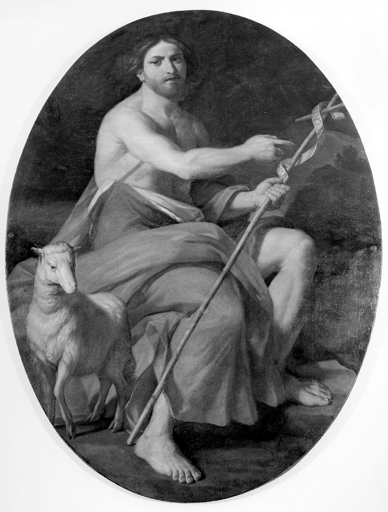 San Giovanni Battista (dipinto) di Bertuzzi Nicola detto Anconetano (attribuito) (sec. XVIII)