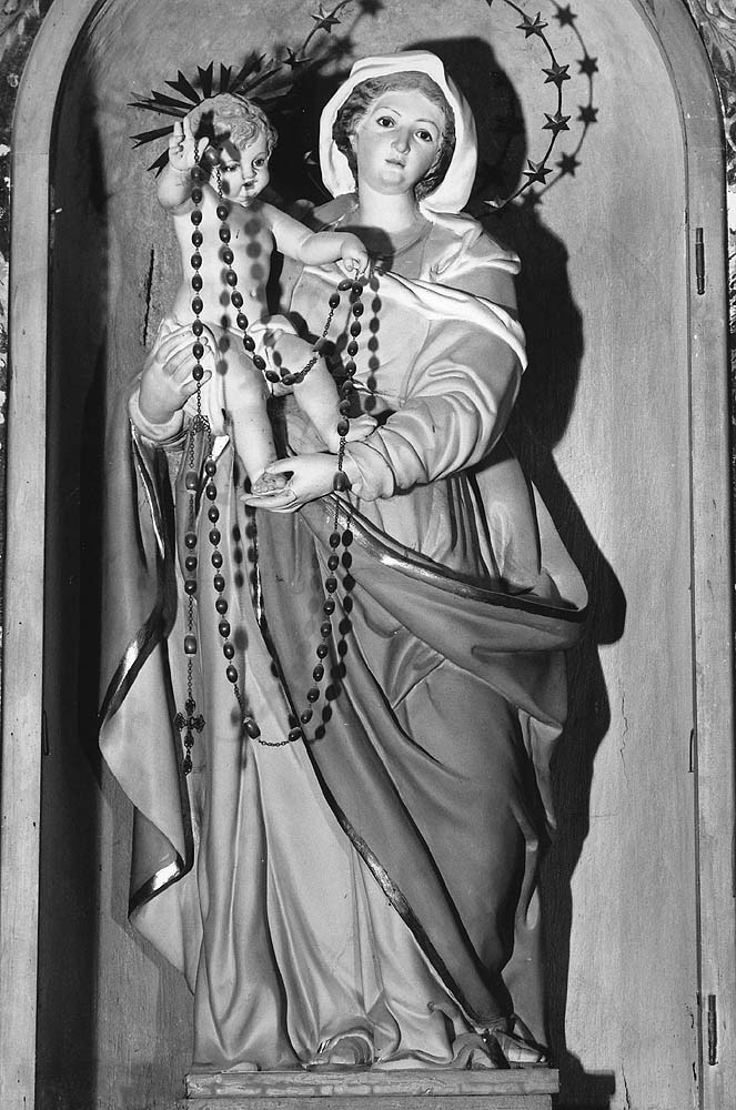 Madonna del Rosario (statua) - bottega Dal Monte di Faenza (prima metà sec. XX)