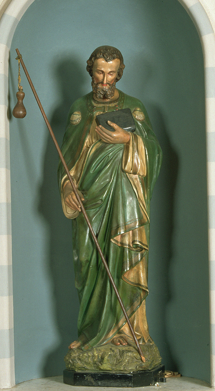 San Giacomo (statua) - manifattura italiana (secc. XIX/ XX)