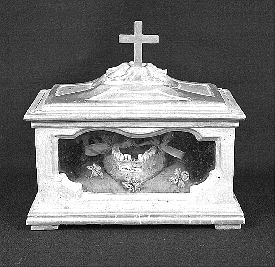 reliquiario - bottega emiliana (inizio sec. XIX)