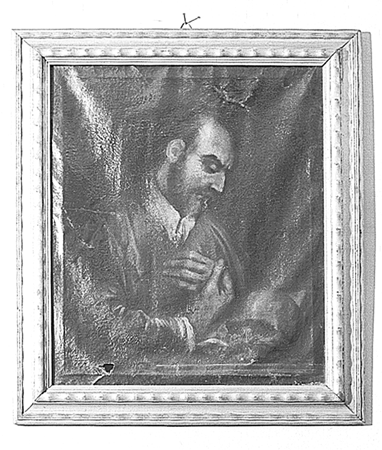 San Carlo Borromeo in adorazione della Croce (dipinto) - ambito bolognese (seconda metà sec. XVIII)
