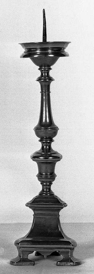 candeliere d'altare, insieme - bottega emiliana (sec. XVIII)