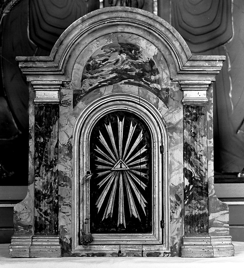 tabernacolo - bottega emiliana (primo quarto sec. XIX)