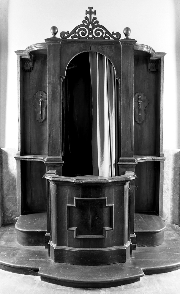 confessionale - bottega emiliana (prima metà sec. XIX)
