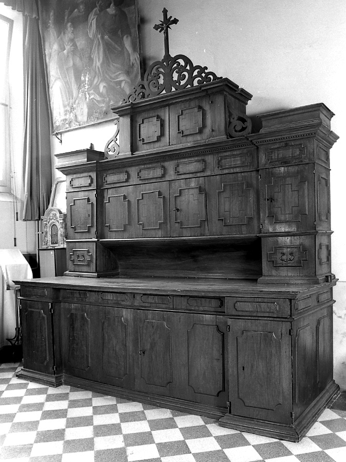 armadio da sacrestia - bottega emiliana (seconda metà sec. XVII)