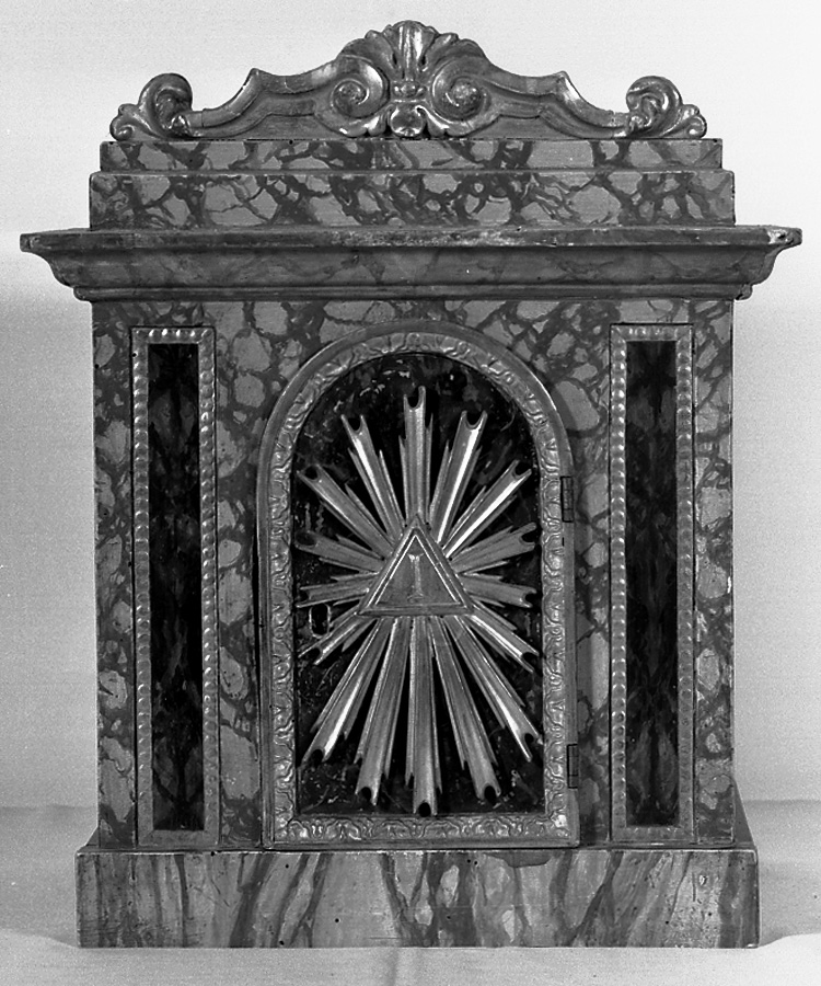 tabernacolo - bottega emiliana (fine/inizio secc. XVIII/ XIX)