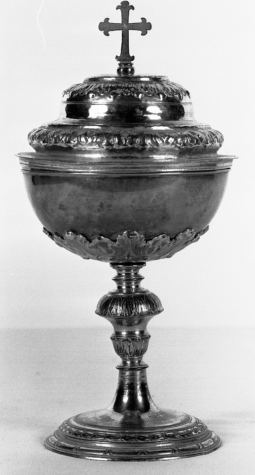 pisside - bottega emiliana (fine/inizio secc. XVIII/ XIX)